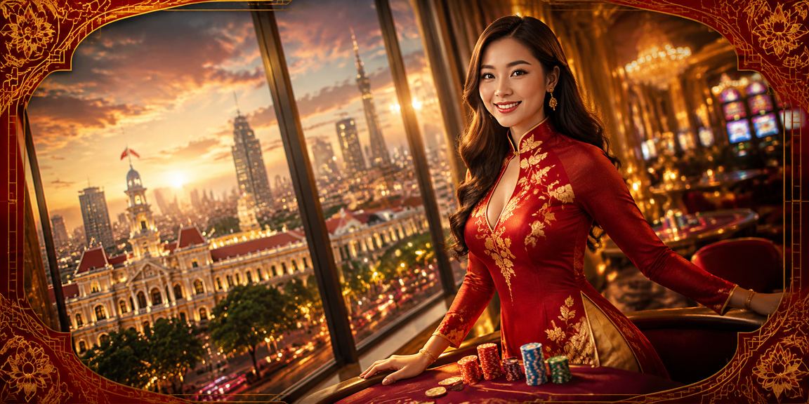 Cô gái tại TP. Hồ Chí Minh đang chơi slot game trực tuyến tìm kiếm jackpot trên điện thoại